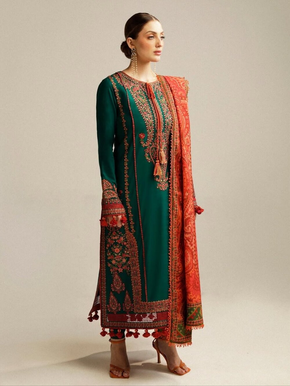 Hussain Rehar Designer Dress
